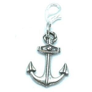 Brighton Cruz Love Anchors The Soul Ship Rope Circle Sea Life Silver Charm NWOT